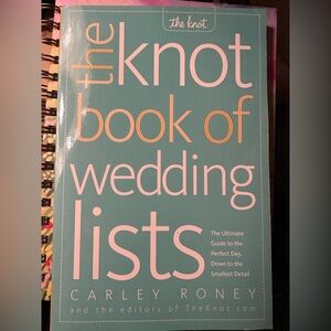 The Knot - book of wedding lists